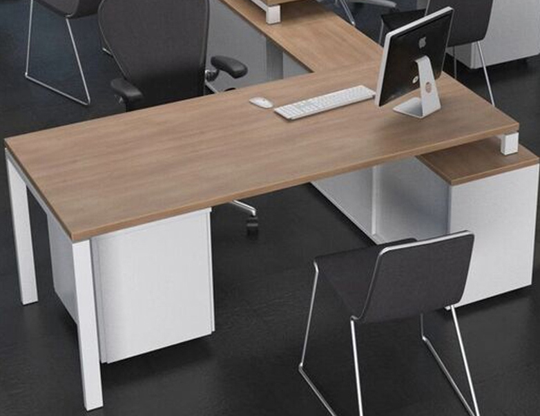 Mesa sobre módulo, una mesa de oficina ergonómica